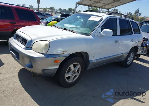 2001 Hyundai Santa Fe 2.7L V6 Gls/2.7L V6 Lx из США, поврежденный, VIN KM8SC83D11U040476